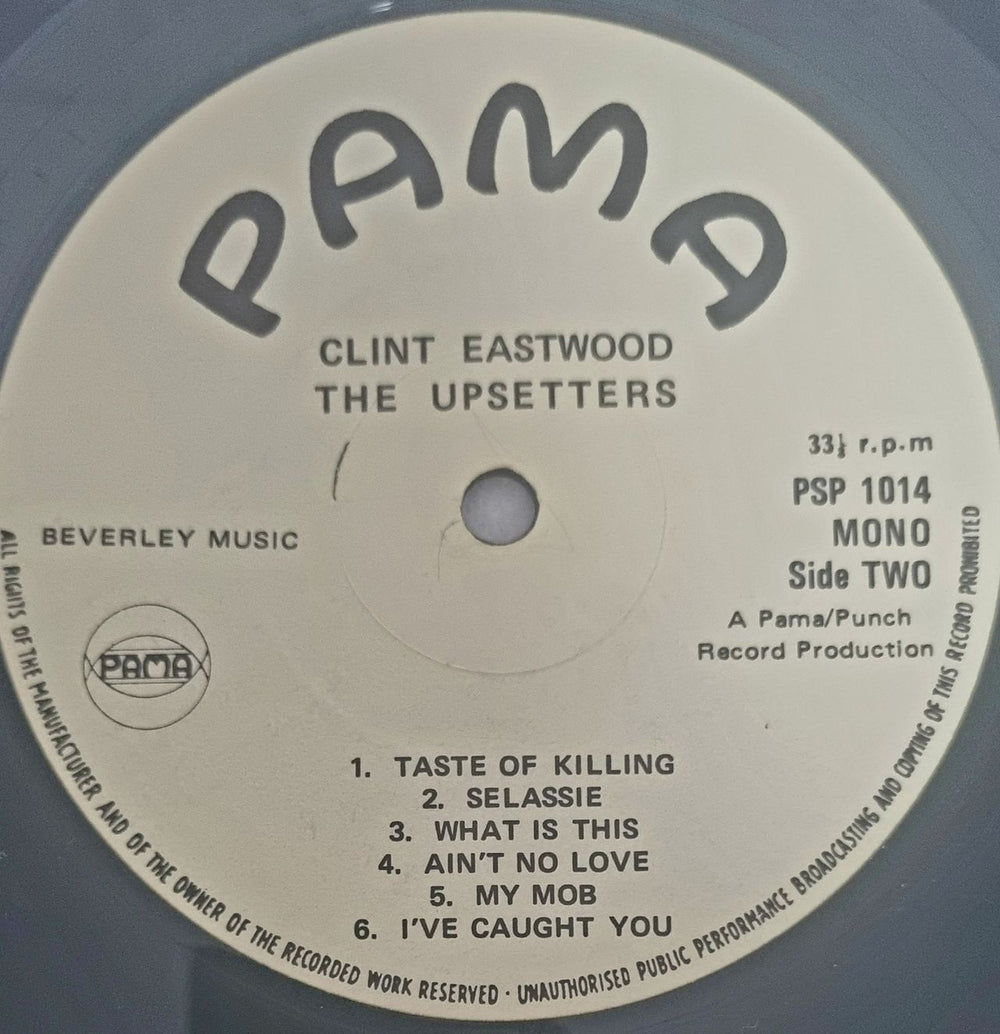 The Upsetters Clint Eastwood UK vinyl LP album (LP record)