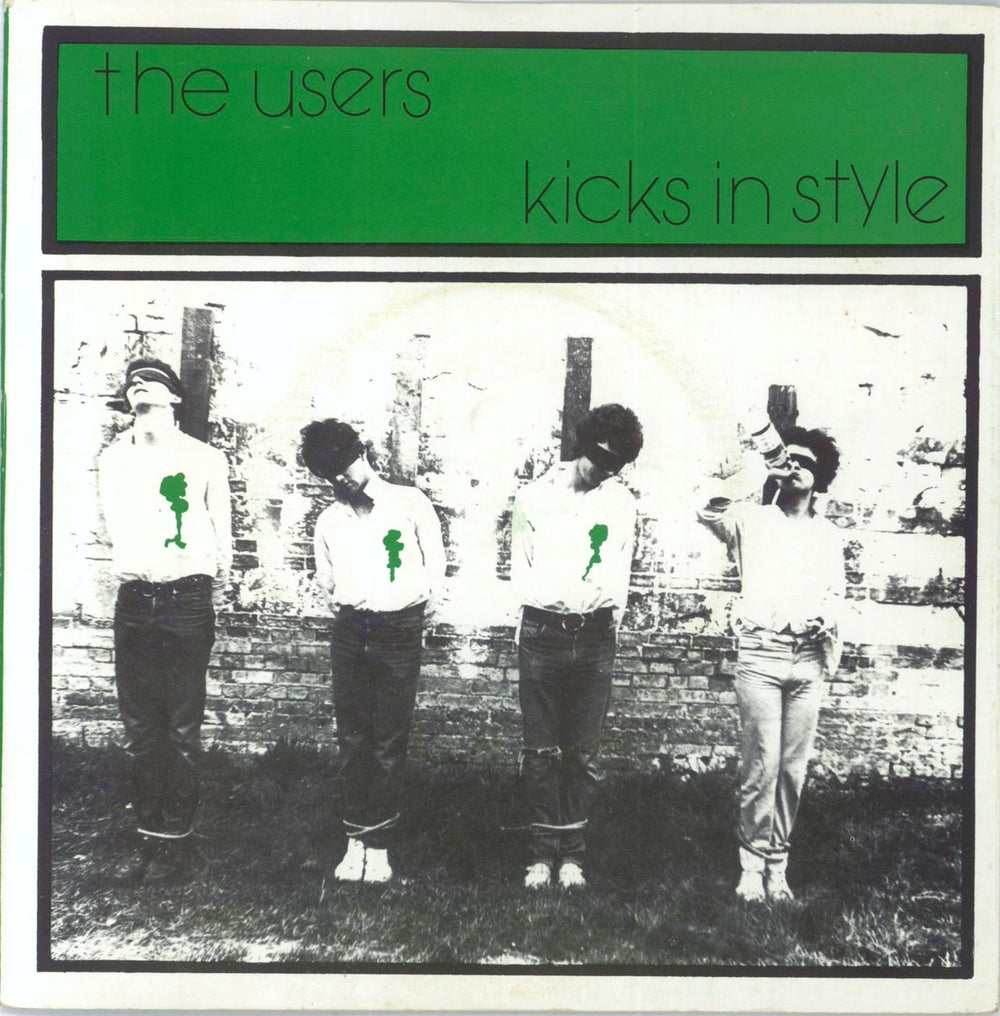 The Users Kicks In Style - numbered p/s UK 7" vinyl single (7 inch record / 45) WARP1