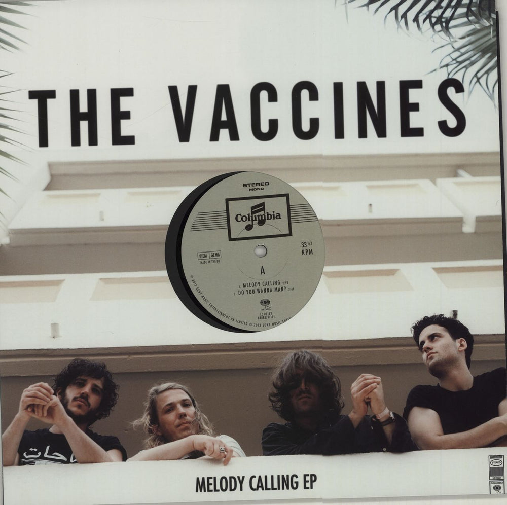 The Vaccines Melody Calling EP - 180gram Vinyl UK 12" vinyl single (12 inch record / Maxi-single) 88883711191