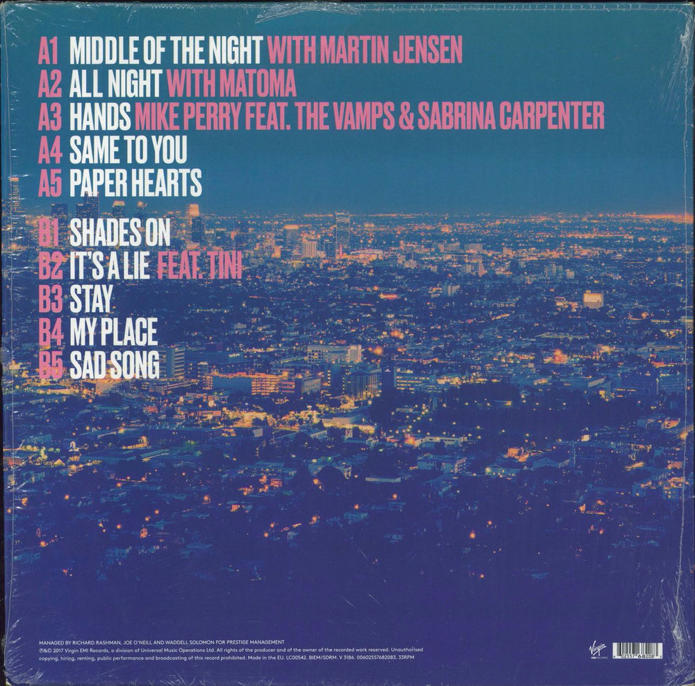 The Vamps Night & Day - Night Edition UK vinyl LP album (LP record) 602557682083