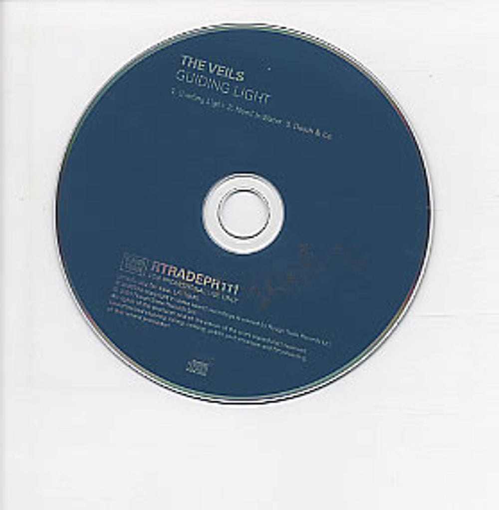 The Veils Guiding Light UK Promo CD single (CD5 / 5") RTRADEPR111