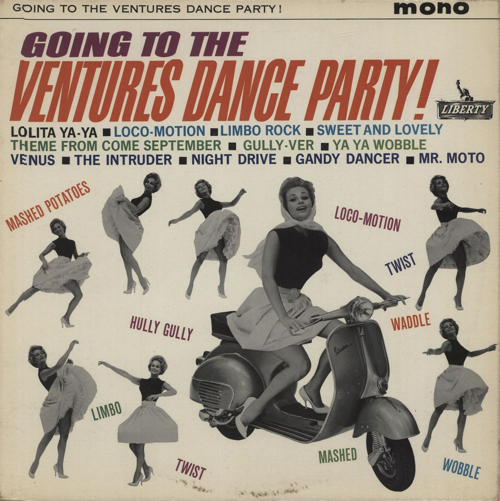 The Ventures Going To The Ventures Dance Party! UK Promo vinyl LP album (LP record) LBY1110