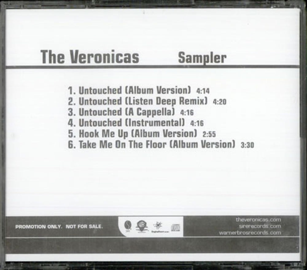 The Veronicas Hook Me Up - Sampler US Promo CD single (CD5 / 5") PRO-CDR-514108