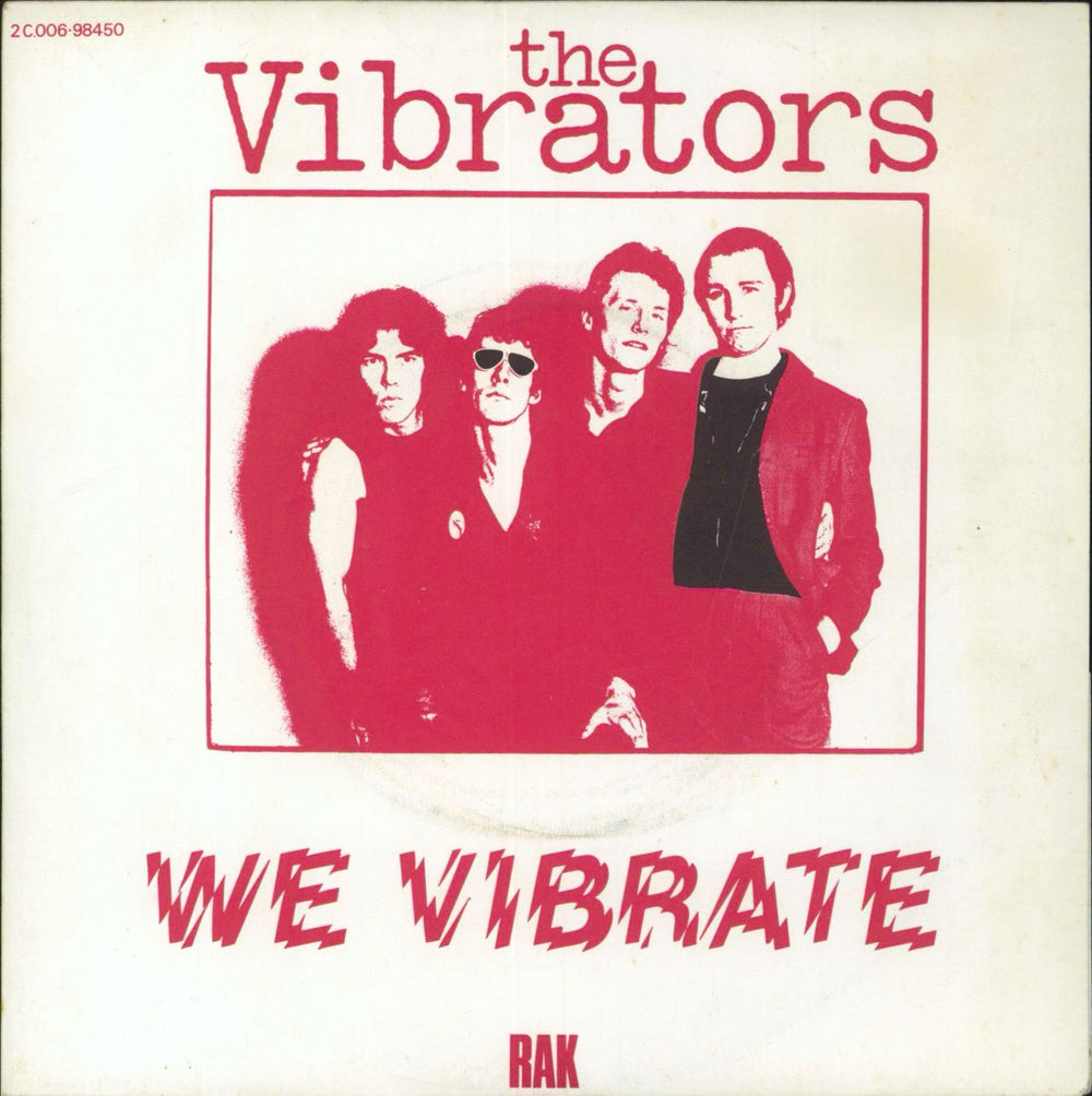 The Vibrators We Vibrate French 7" vinyl single (7 inch record / 45) 2C006-98.450