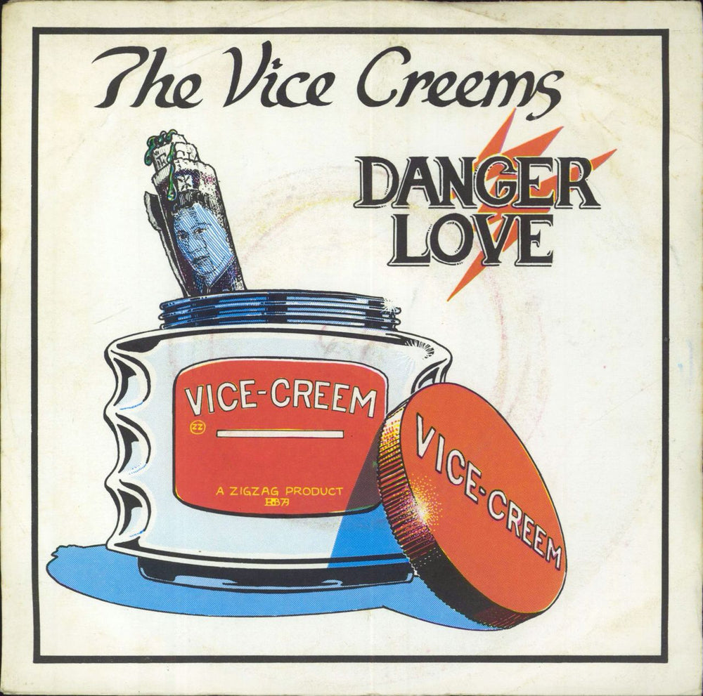 The Vice Creems Danger Love UK 7" vinyl single (7 inch record / 45) ZZ22001