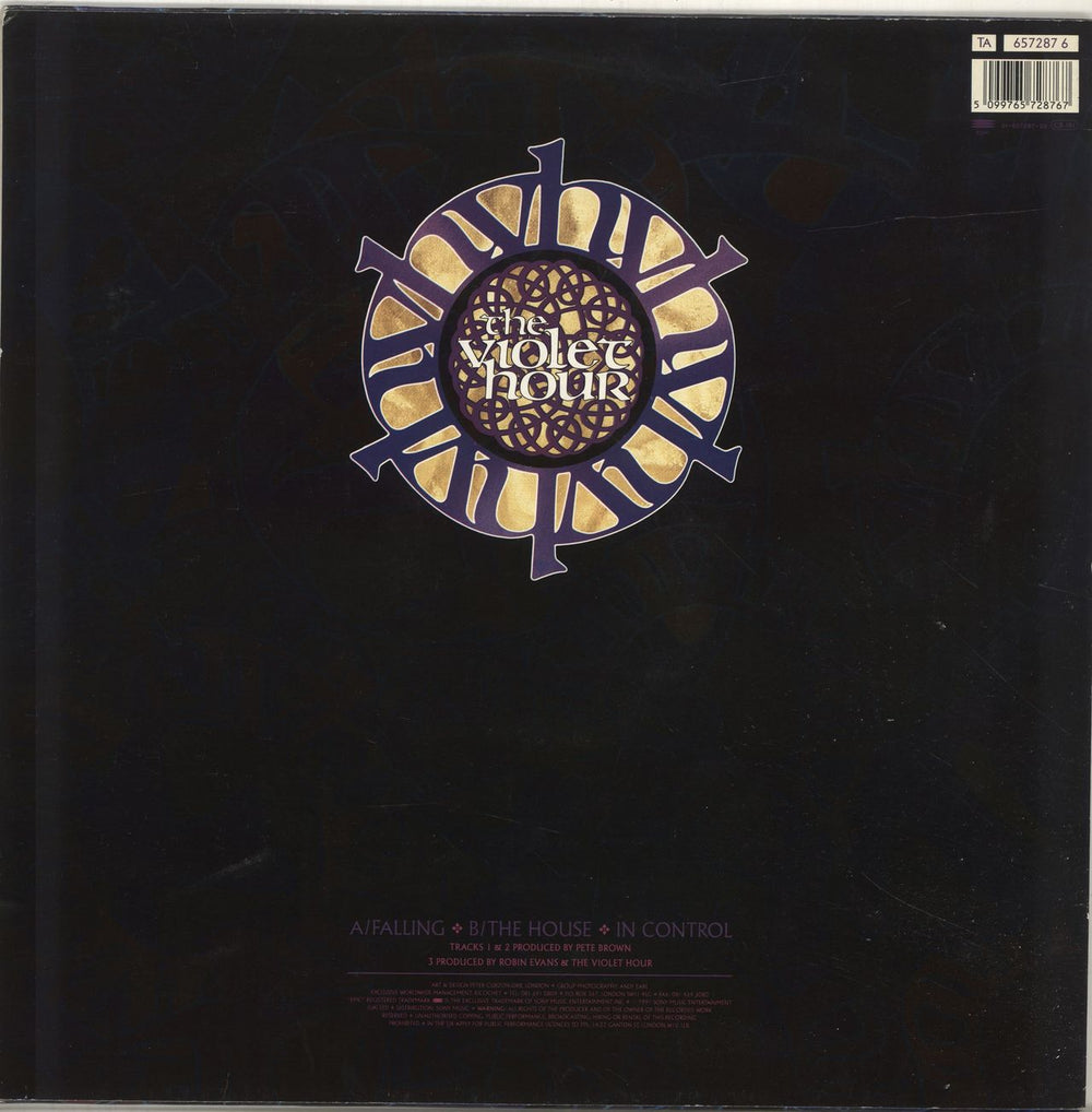 The Violet Hour Falling UK 12" vinyl single (12 inch record / Maxi-single) 5099765728767