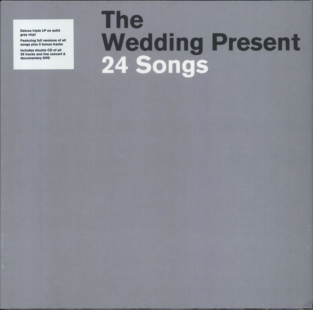 The Wedding Present 24 Songs: Deluxe Edition [3LP/2CD/3DVD] - Sealed UK Vinyl Box Set CLUE124LPG