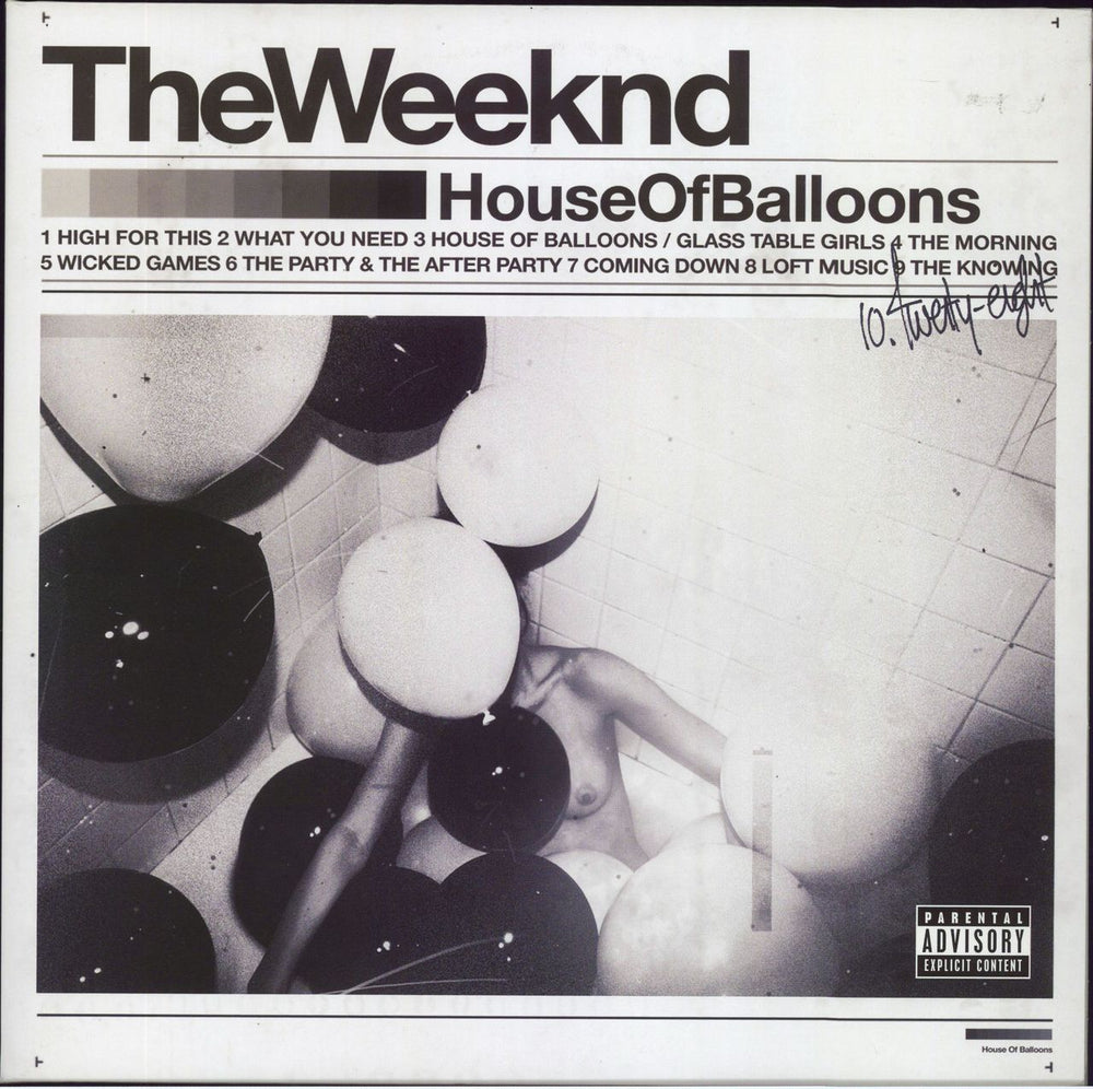 The Weeknd House Of Balloons - Reissue UK 2-LP vinyl record set (Double LP Album) 0602547264756