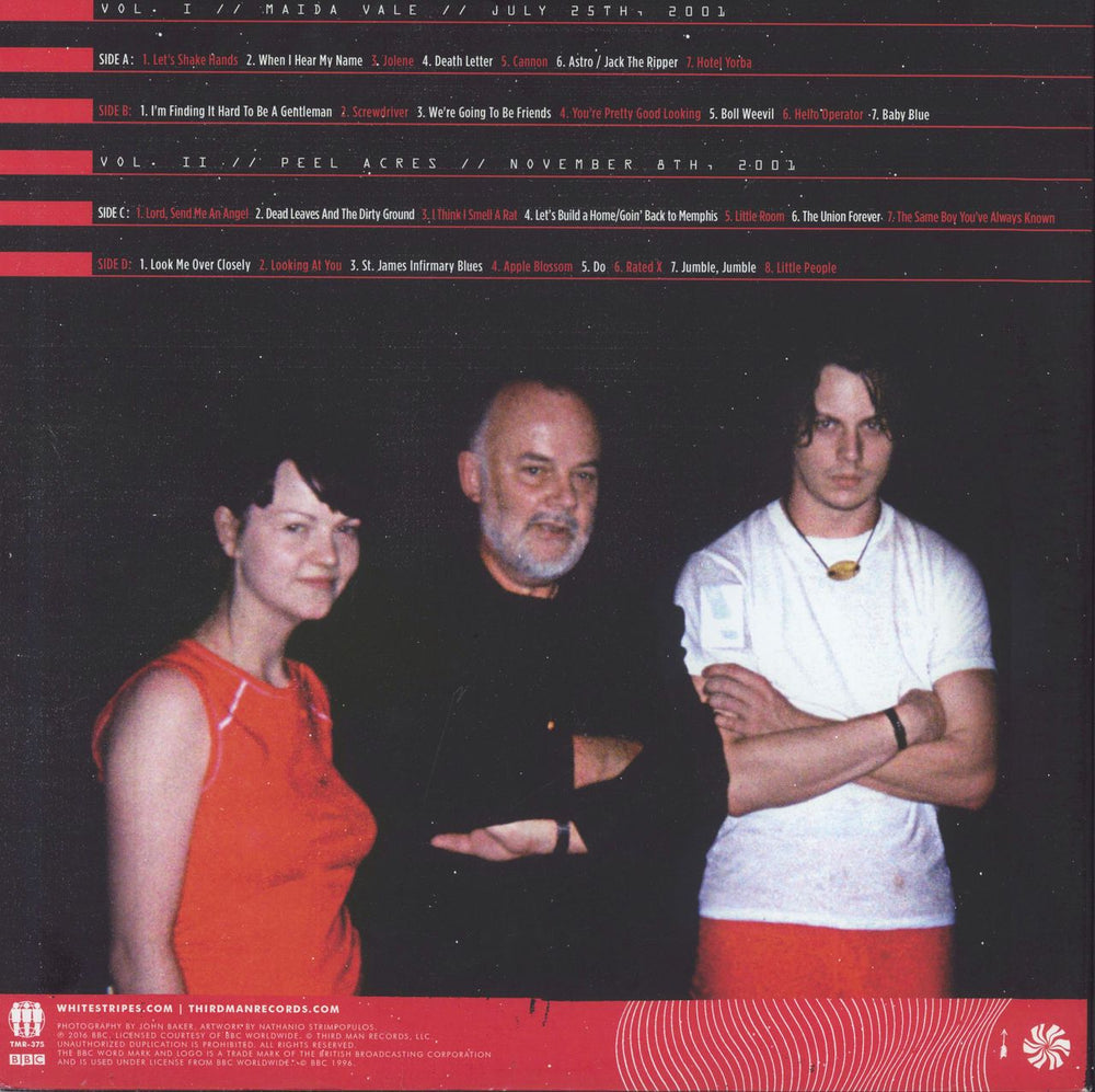 The White Stripes The Complete John Peel Sessions - US 2-LP vinyl record set (Double LP Album)