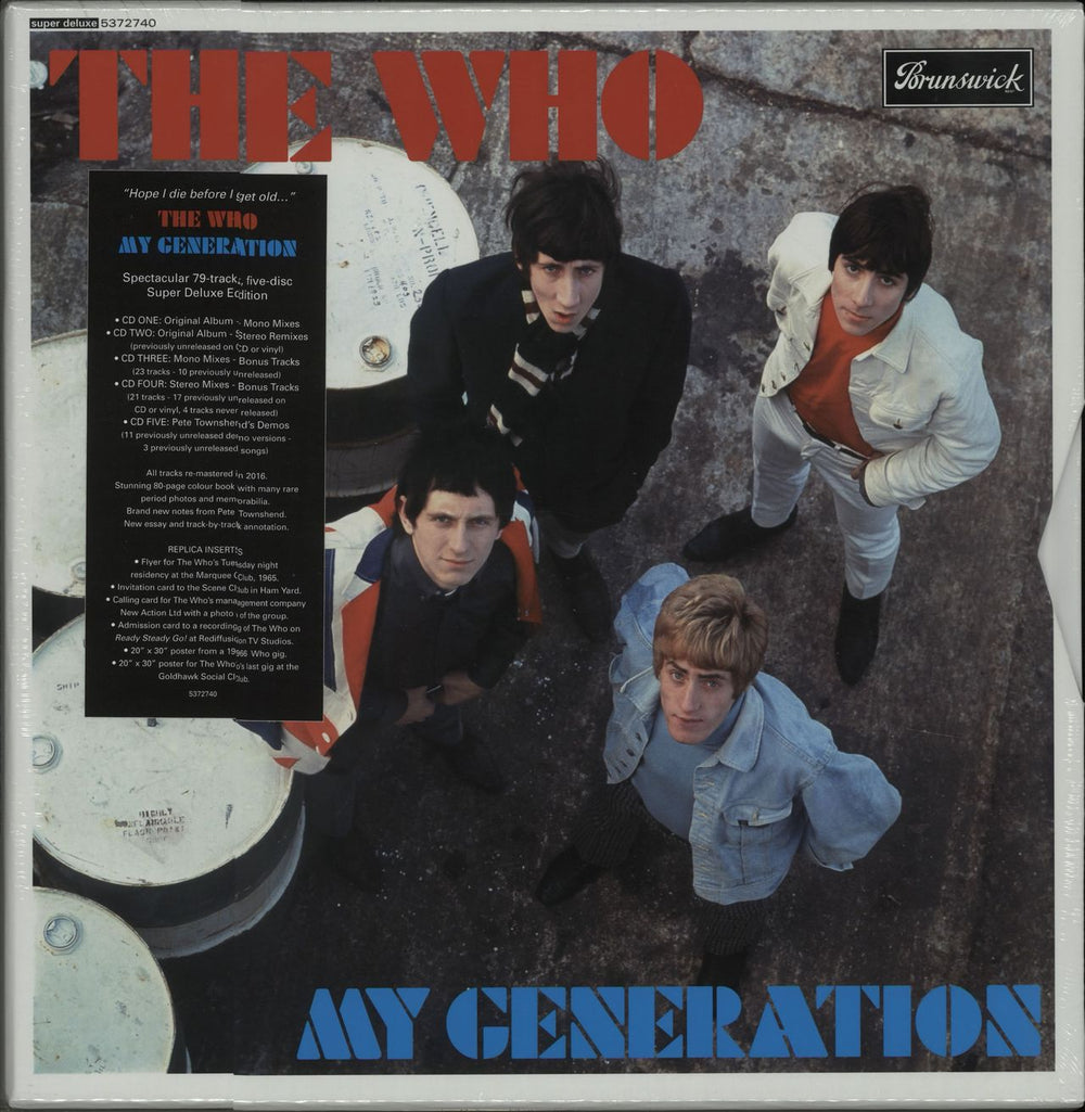 The Who My Generation: Super Deluxe Edition - Sealed UK CD Album Box Set 5372740