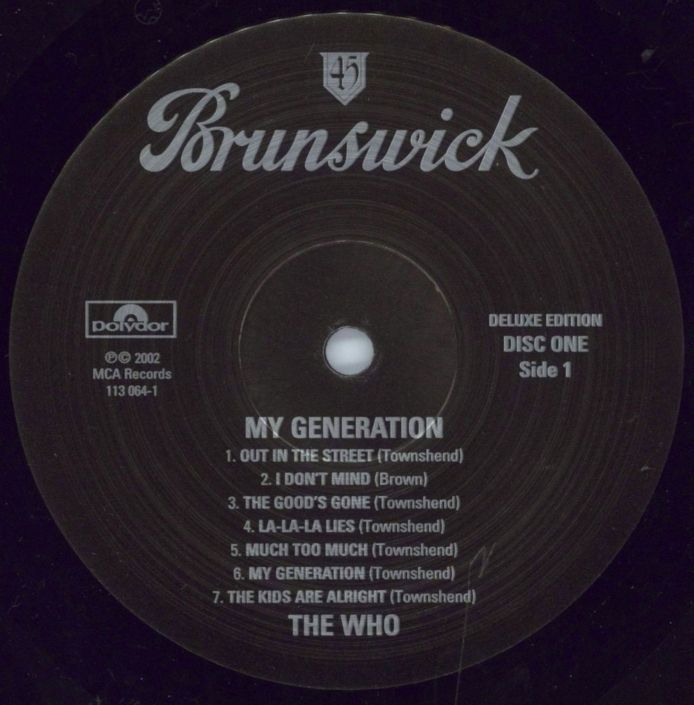 The Who My Generation UK 2-LP vinyl record set (Double LP Album) WHO2LMY224281