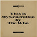 The Who My Generation UK CD single (CD5 / 5") POCD907