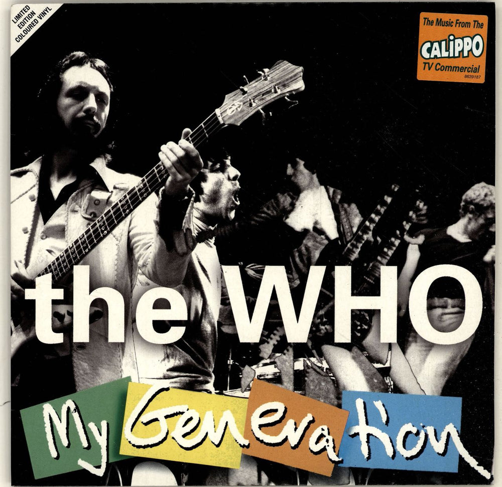 The Who My Generation - Yellow Vinyl UK 7" vinyl single (7 inch record / 45) 863918-7