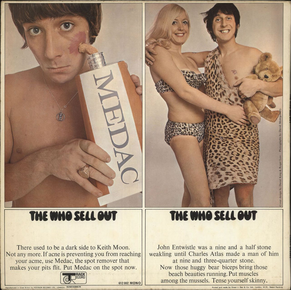 The Who Sell Out - 1st - G UK vinyl LP album (LP record)