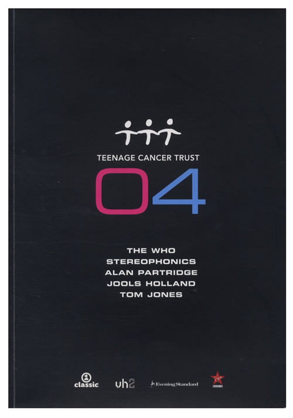 The Who Teenage Cancer Trust 2004 UK tour programme PROGRAMME