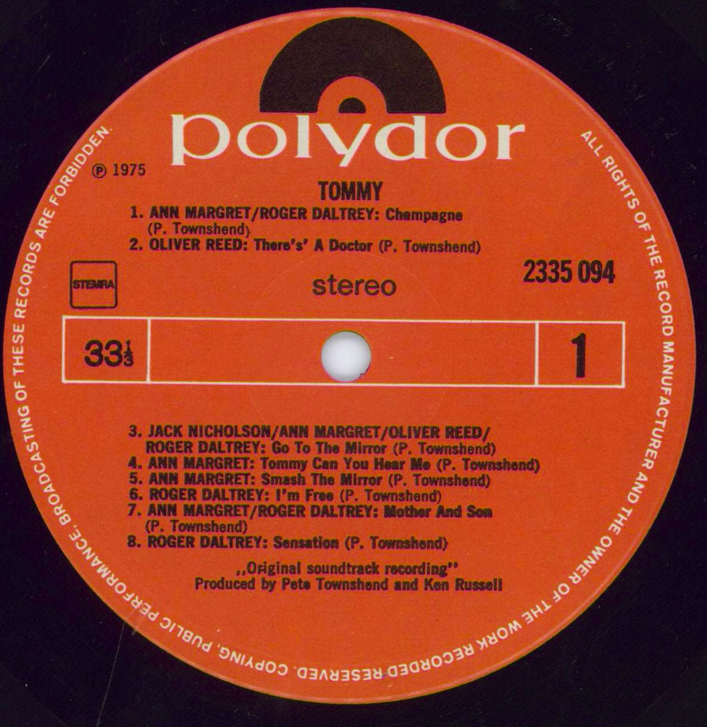 The Who Tommy - The Movie Dutch 2-LP vinyl record set (Double LP Album) WHO2LTO798539