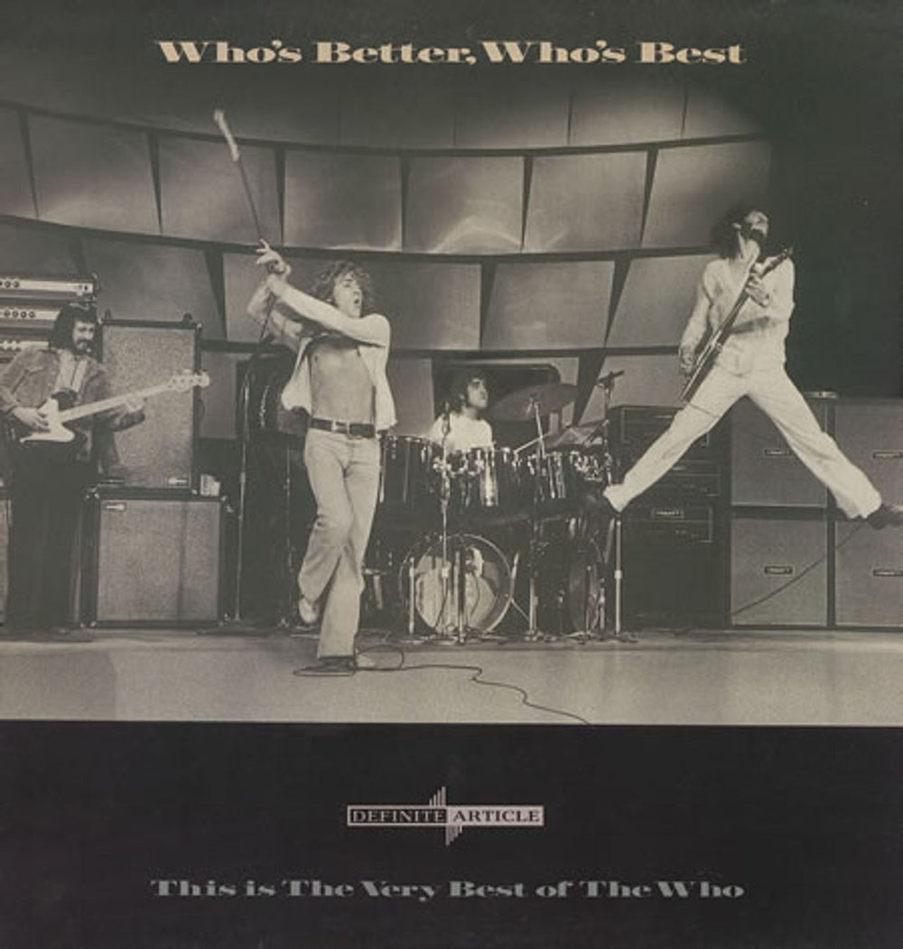 The Who Who's Better, Who's Best UK vinyl LP album (LP record) WTV1