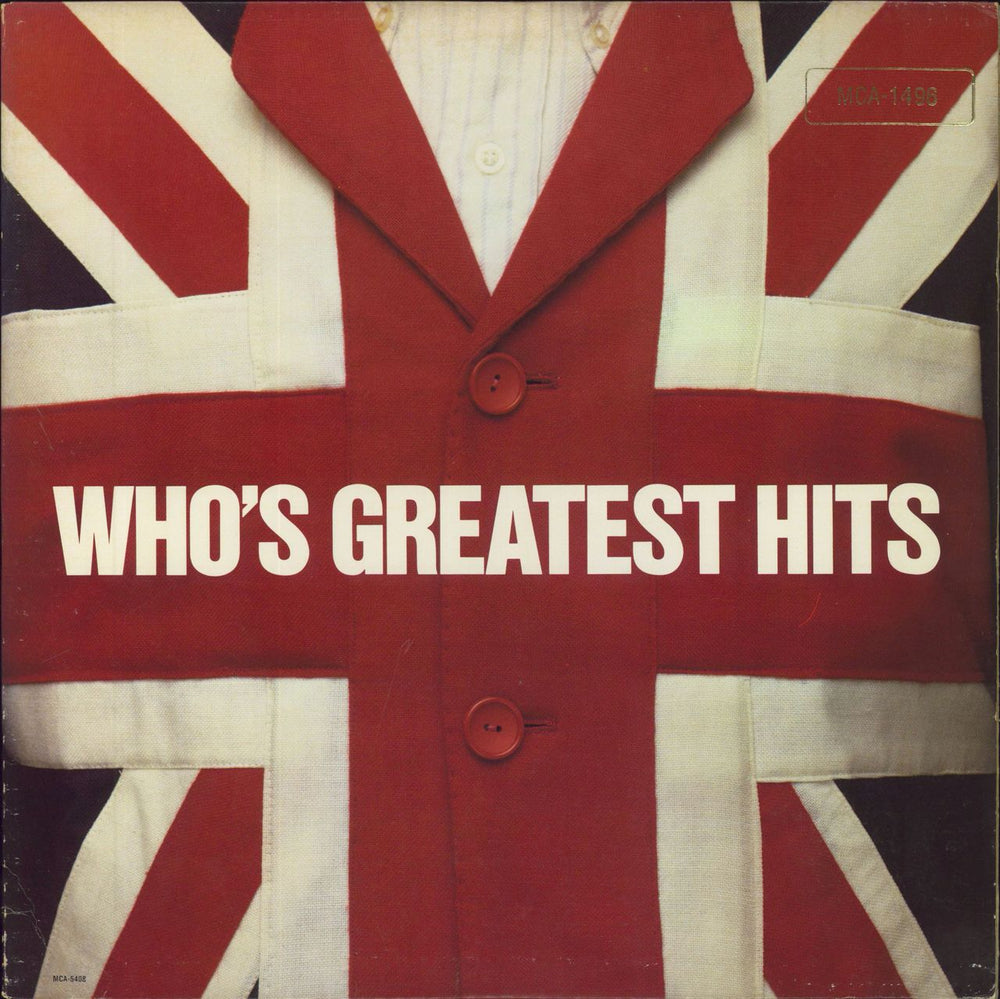 The Who Who's Greatest Hits - EX US vinyl LP album (LP record) MCA-5408