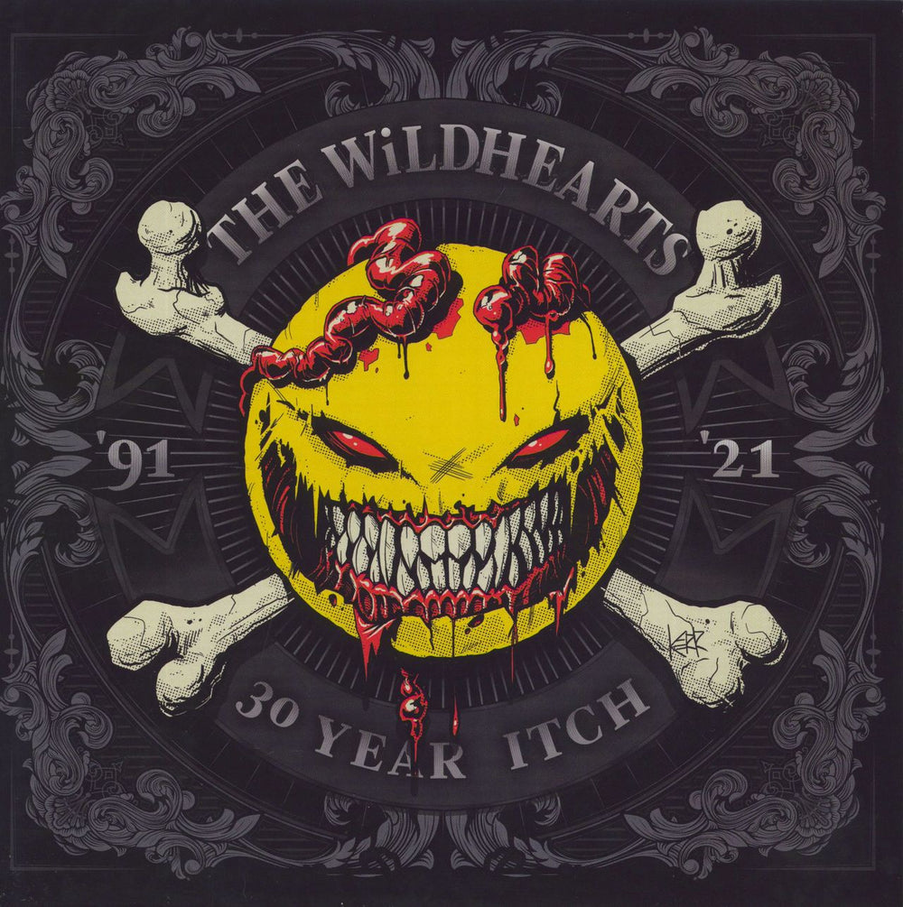 The Wildhearts 30 Year Itch - Yellow Vinyl UK 2-LP vinyl record set (Double LP Album) RRRLP015