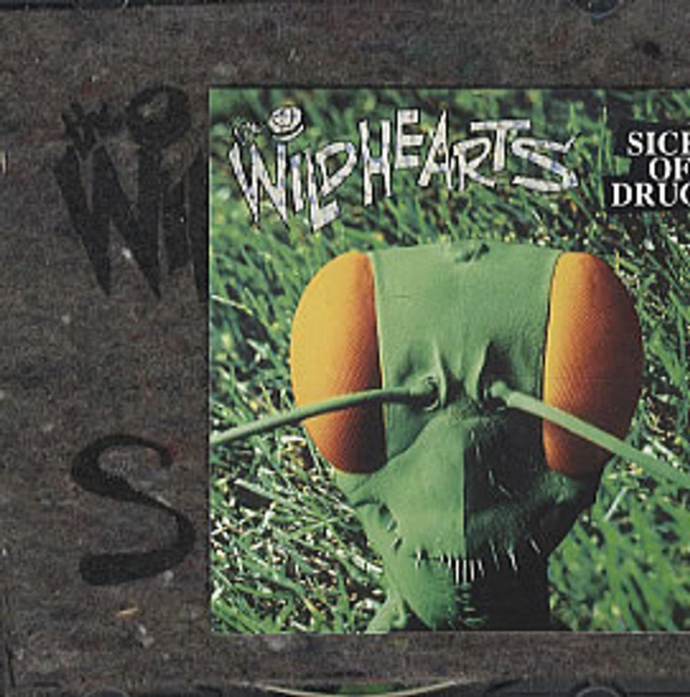 The Wildhearts Sick Of Drugs + Grass Mat UK CD single (CD5 / 5") WILD1CDX