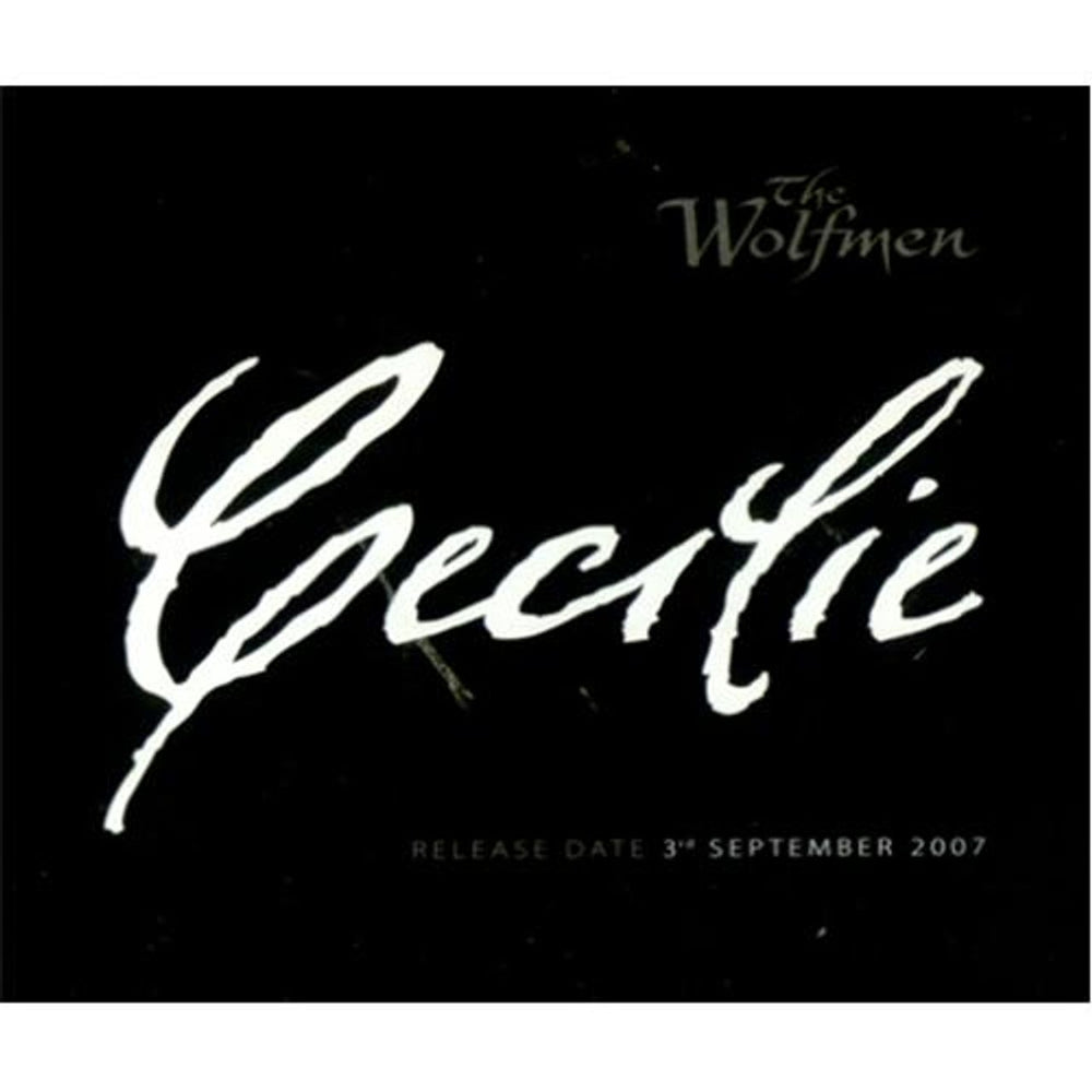 The Wolfmen Cecilie UK Promo CD single (CD5 / 5") HOWL001CDP