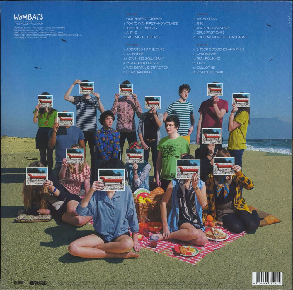 The Wombats This Modern Glitch: 10th Anniversary - Blue & Gold Vinyl - Sealed UK 2-LP vinyl record set (Double LP Album) 190296754951