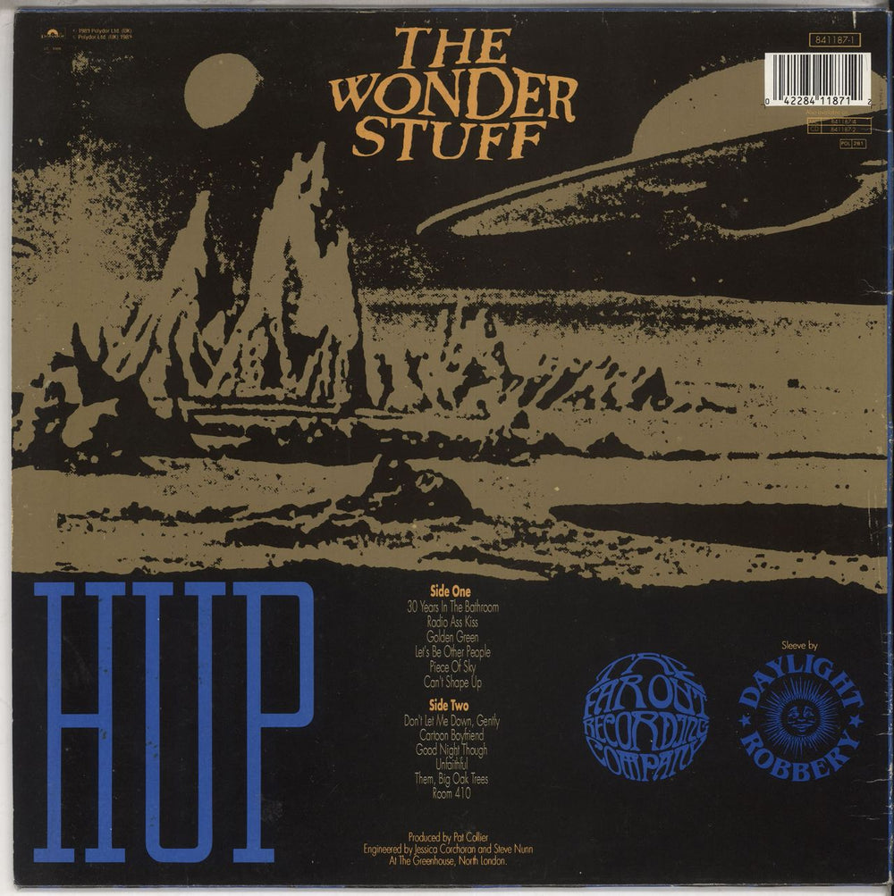 The Wonder Stuff Hup UK vinyl LP album (LP record) 042284118712