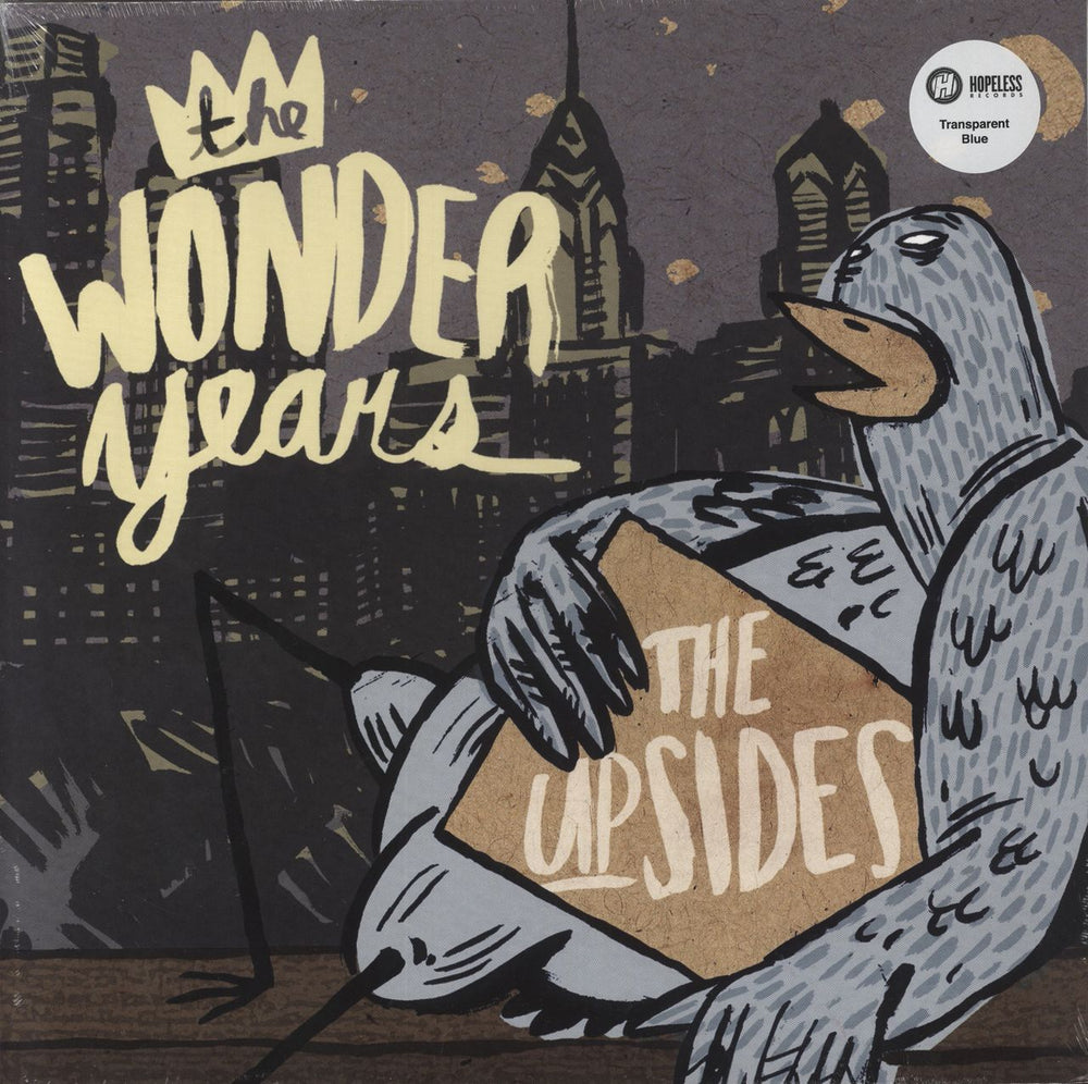 The Wonder Years The Upsides - Translucent Blue Vinyl US vinyl LP album (LP record) HR2964-1