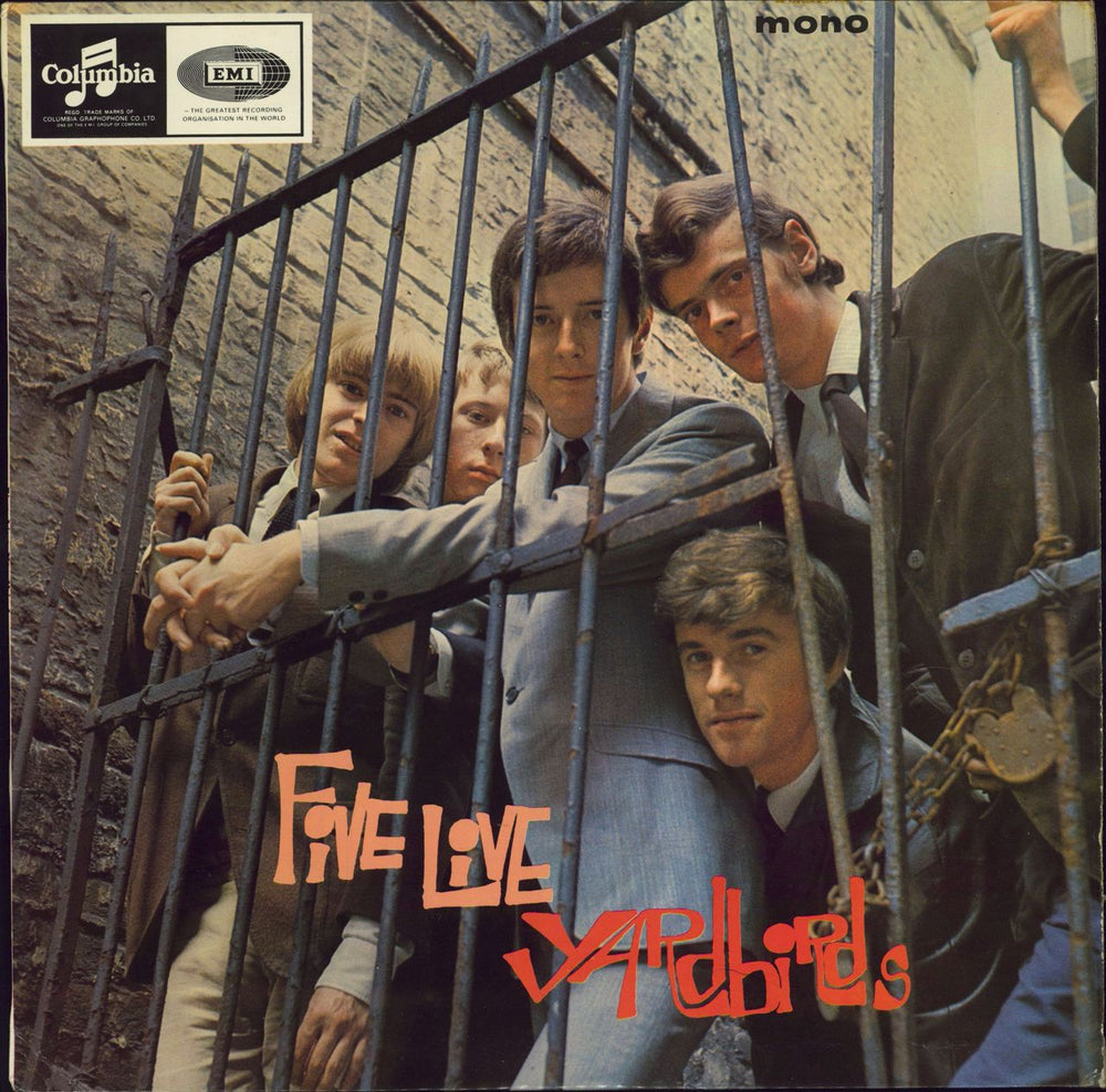 The Yardbirds Five Live Yardbirds - 2nd UK vinyl LP album (LP record) 33SX1677