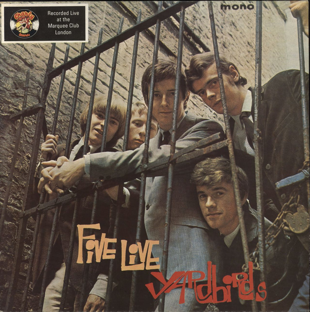 The Yardbirds Five Live Yardbirds - EX UK vinyl LP album (LP record) CR30173