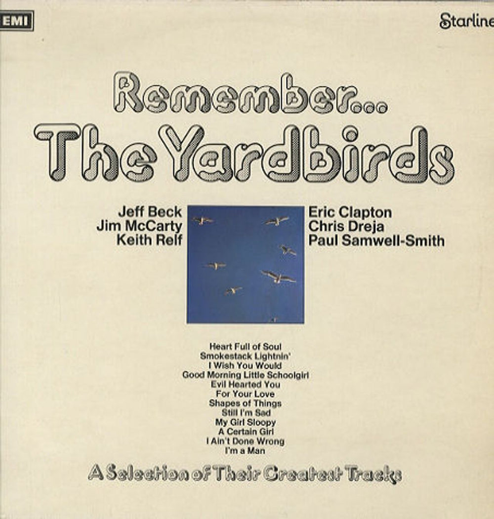 The Yardbirds Remember... The Yardbirds - 2nd - EX UK vinyl LP album (LP record) SRS5069