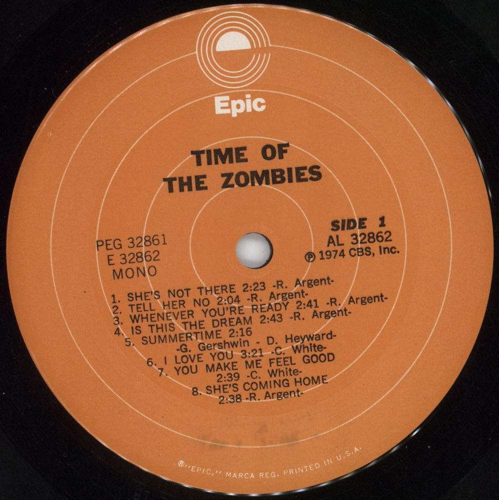 The Zombies Time Of The Zombies US 2-LP vinyl record set (Double LP Album) ZOM2LTI816086