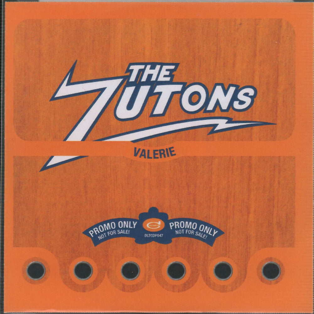 The Zutons Valerie UK Promo CD-R acetate DLTCDP047