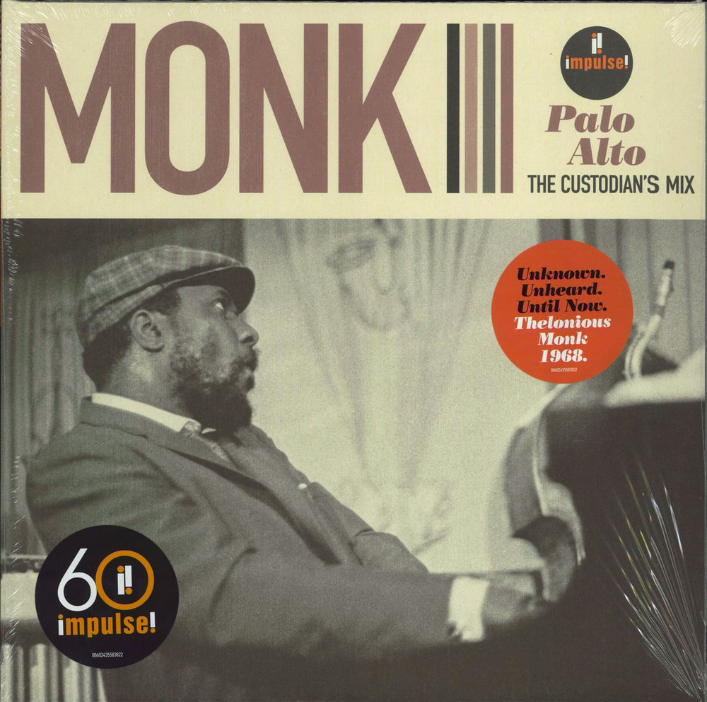 Thelonious Monk Palo Alto: The Custodian's Mix - RSD 2021 - Sealed UK vinyl LP album (LP record) 00602435583822