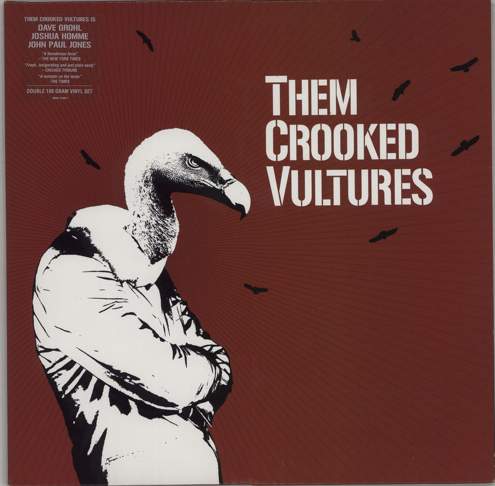 Them Crooked Vultures Them Crooked Vultures UK 2-LP vinyl record set (Double LP Album) 88697619361