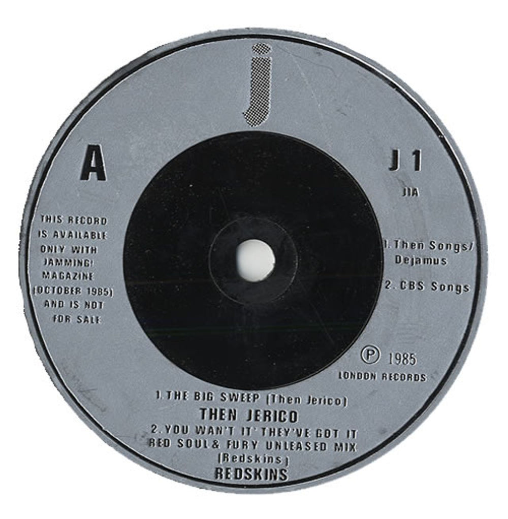 Then Jerico The Big Sweep - Jamming! Magazine Promo EP UK Promo 7" vinyl single (7 inch record / 45) J1