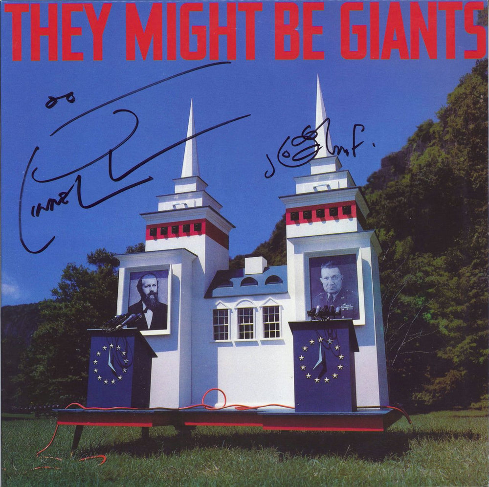 They Might Be Giants Lincoln - Red Translucent Vinyl- Signed US vinyl LP album (LP record) IDLE146