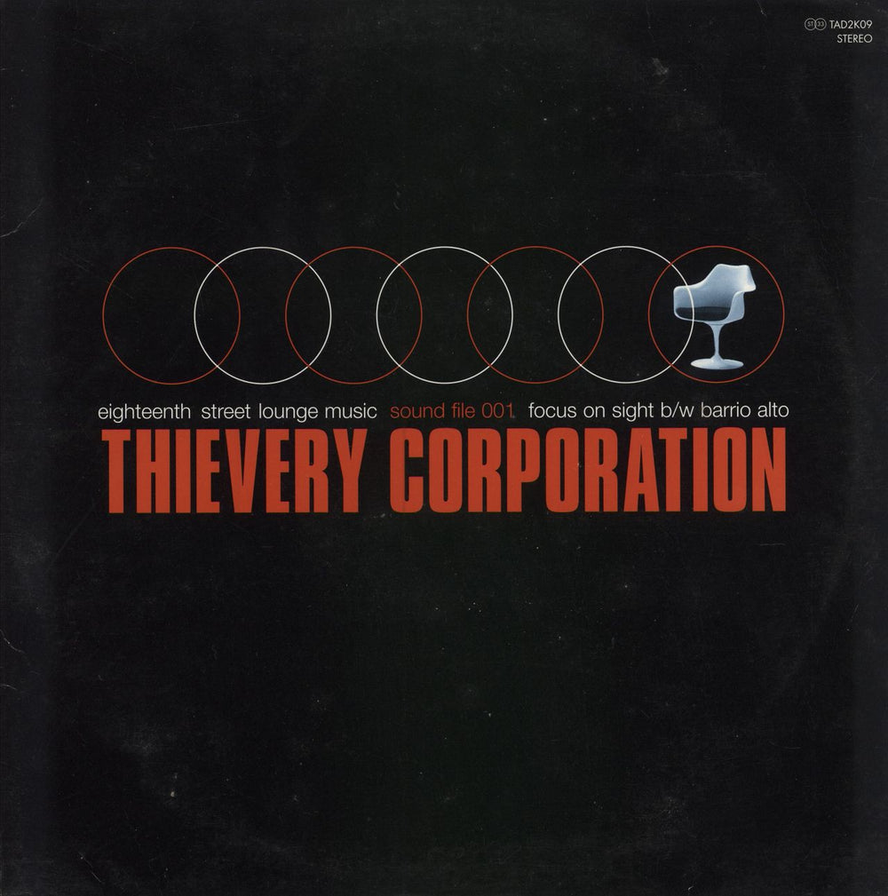 Thievery Corporation Sound File 001 UK 10" vinyl single (10 inch record) TAD2K09