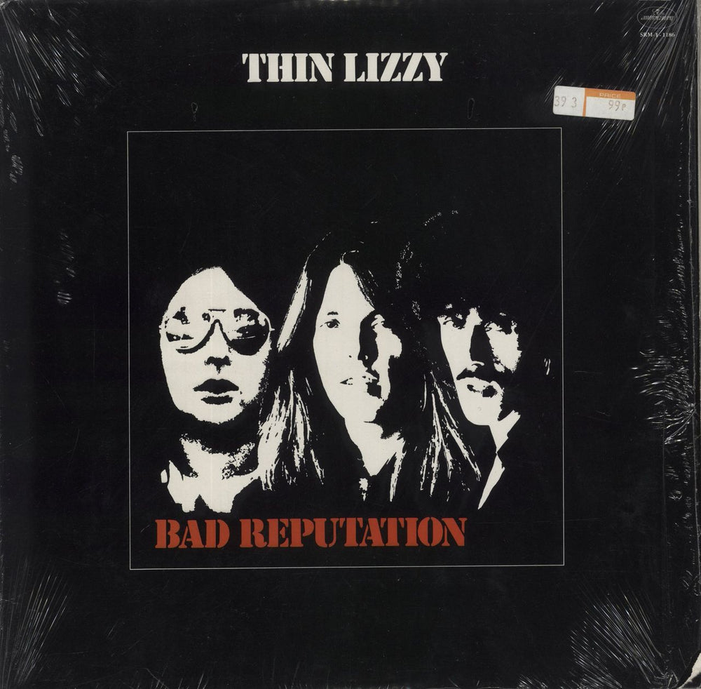 Thin Lizzy Bad Reputation - shrink US vinyl LP album (LP record) SRM-1-1186