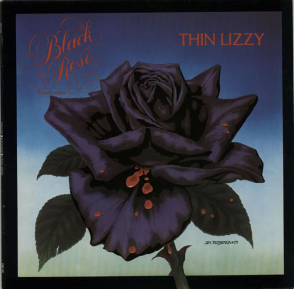 Thin Lizzy Black Rose Dutch vinyl LP album (LP record) 9102032