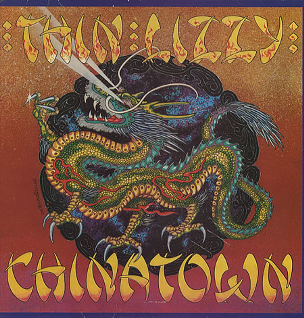 Thin Lizzy Chinatown - 1st UK vinyl LP album (LP record) 6359030