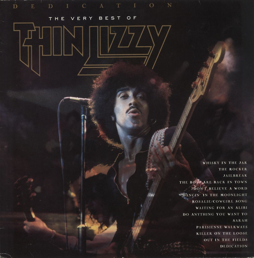 Thin Lizzy Dedication - The Very Best Of UK vinyl LP album (LP record) 8481921