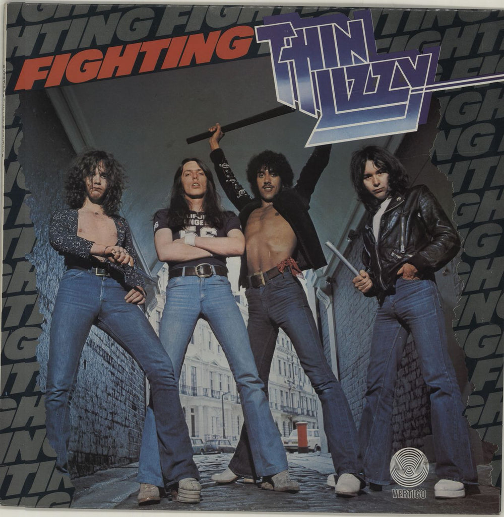 Thin Lizzy Fighting - 2nd UK vinyl LP album (LP record) 6360121