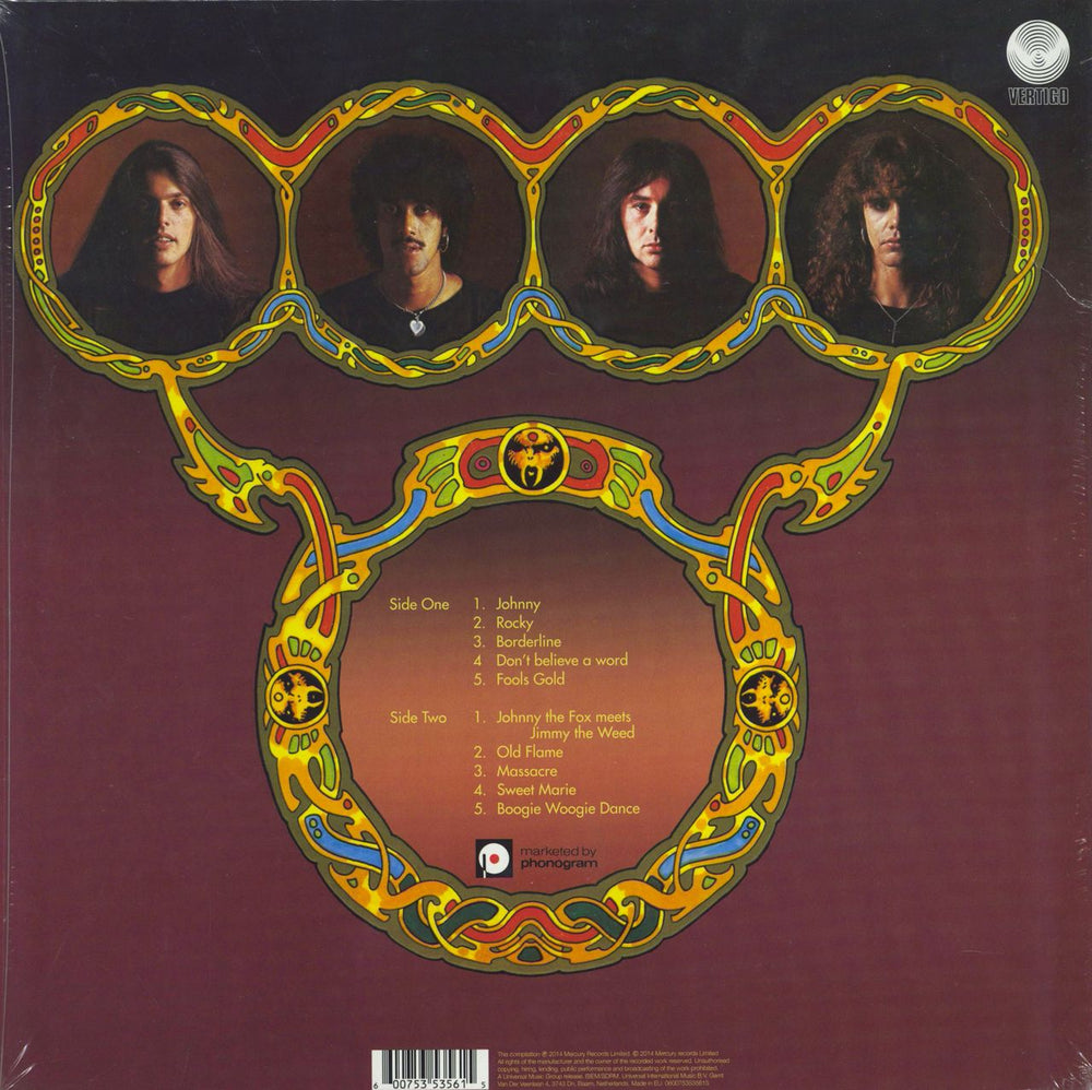 Thin Lizzy Johnny The Fox - Shrink UK vinyl LP album (LP record) 600753535615