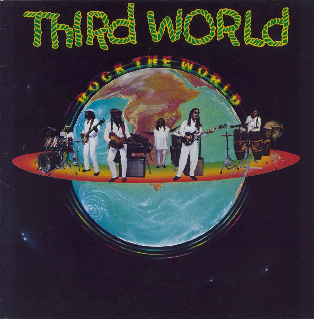 Third World Rock The World UK vinyl LP album (LP record) CBS85027
