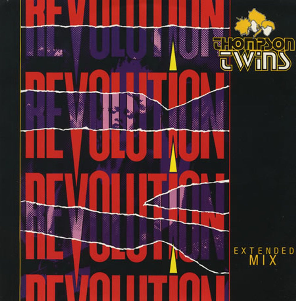 Thompson Twins Revolution UK 12" vinyl single (12 inch record / Maxi-single) TWINS1210