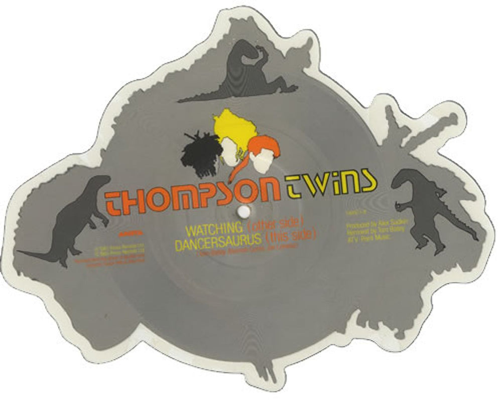 Thompson Twins Watching UK shaped picture disc (picture disc vinyl record) TWISHWA118678