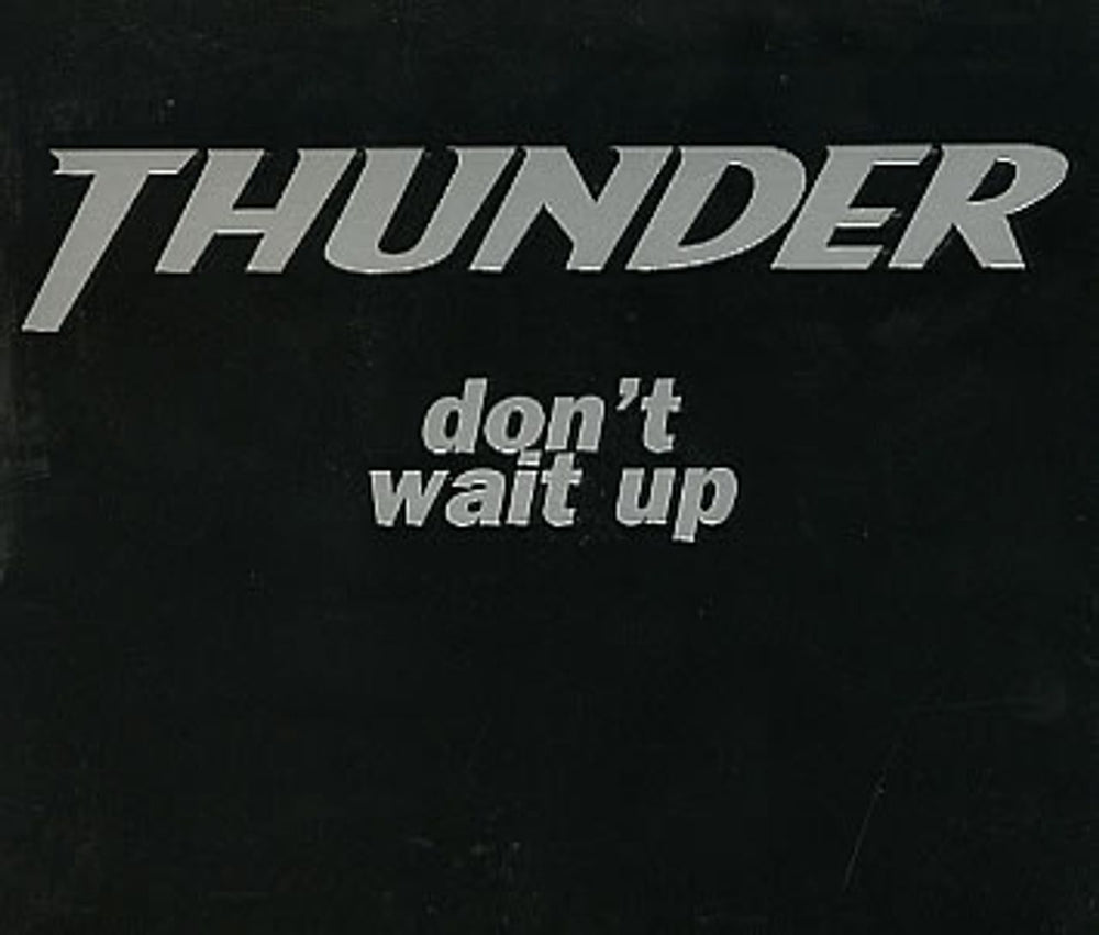 Thunder Don't Wait Up UK CD single (CD5 / 5") RAWX1020