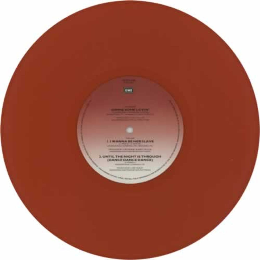 Thunder Gimme Some Lovin' - Red Vinyl UK 10" vinyl single (10 inch record) THU10GI01231