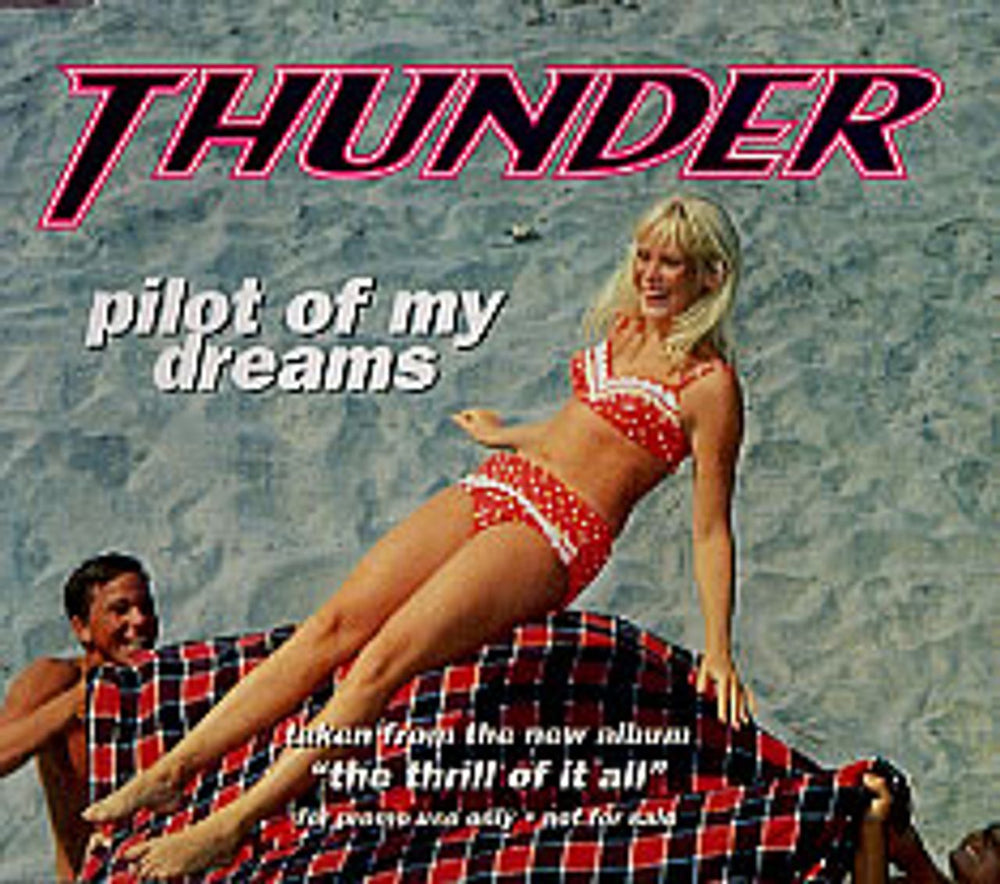 Thunder Pilot Of My Dreams UK Promo CD single (CD5 / 5") RAWP1032